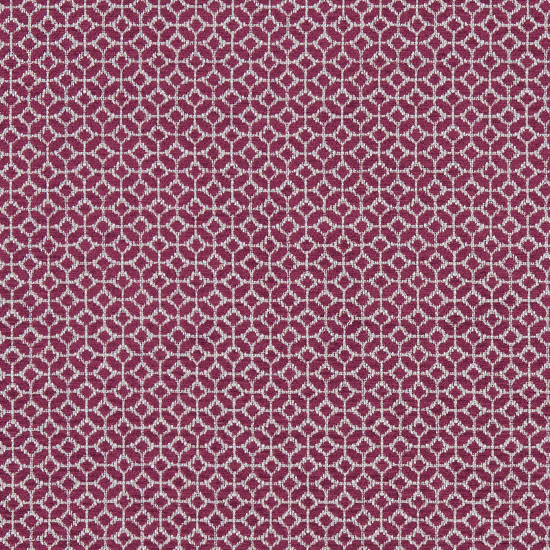 F1133 10 Orbit Raspberry by Clarke and Clarke Fabric Equinox 60% Polyester / 40% Cotton TURKEY see sample Horizontal: - and Vertical: - 54 inches - Fabric Carolina -