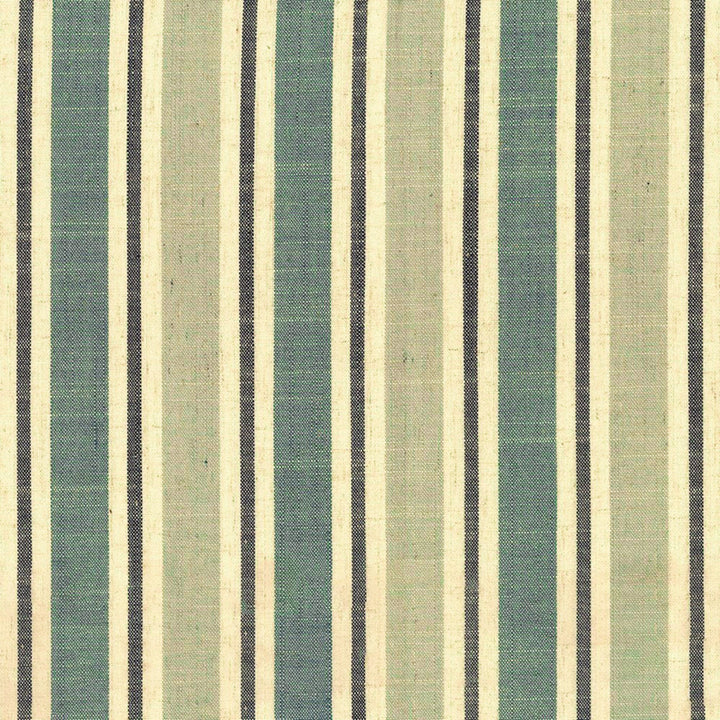 Greenhouse Fabric F5810 Blue - 75% Recycled Polyester, 25% Linen China 70000 4.5" H 57" - My Fabric Connection -