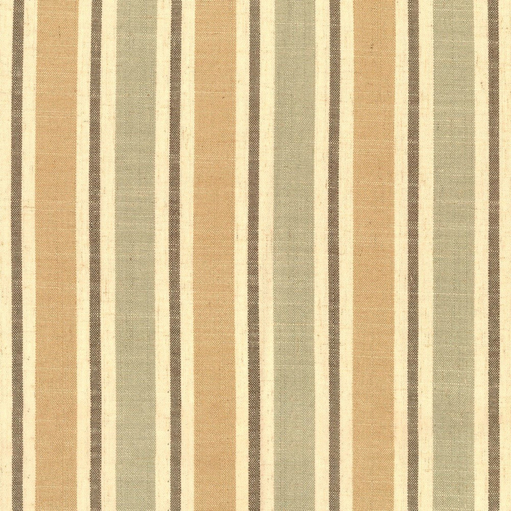 Greenhouse Fabric F5813 Meadow - 75% Recycled Polyester, 25% Linen China 70000 4.5" H 57" - My Fabric Connection -