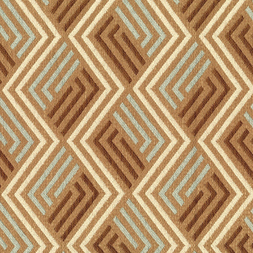 Greenhouse Fabric F5814 Adobe - 100% Polyester China 65000 6.5" H, 6.5" V 57" - My Fabric Connection -