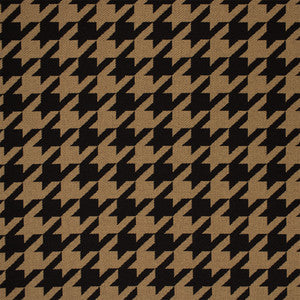 Greenhouse Fabric F6151 Black/Tan