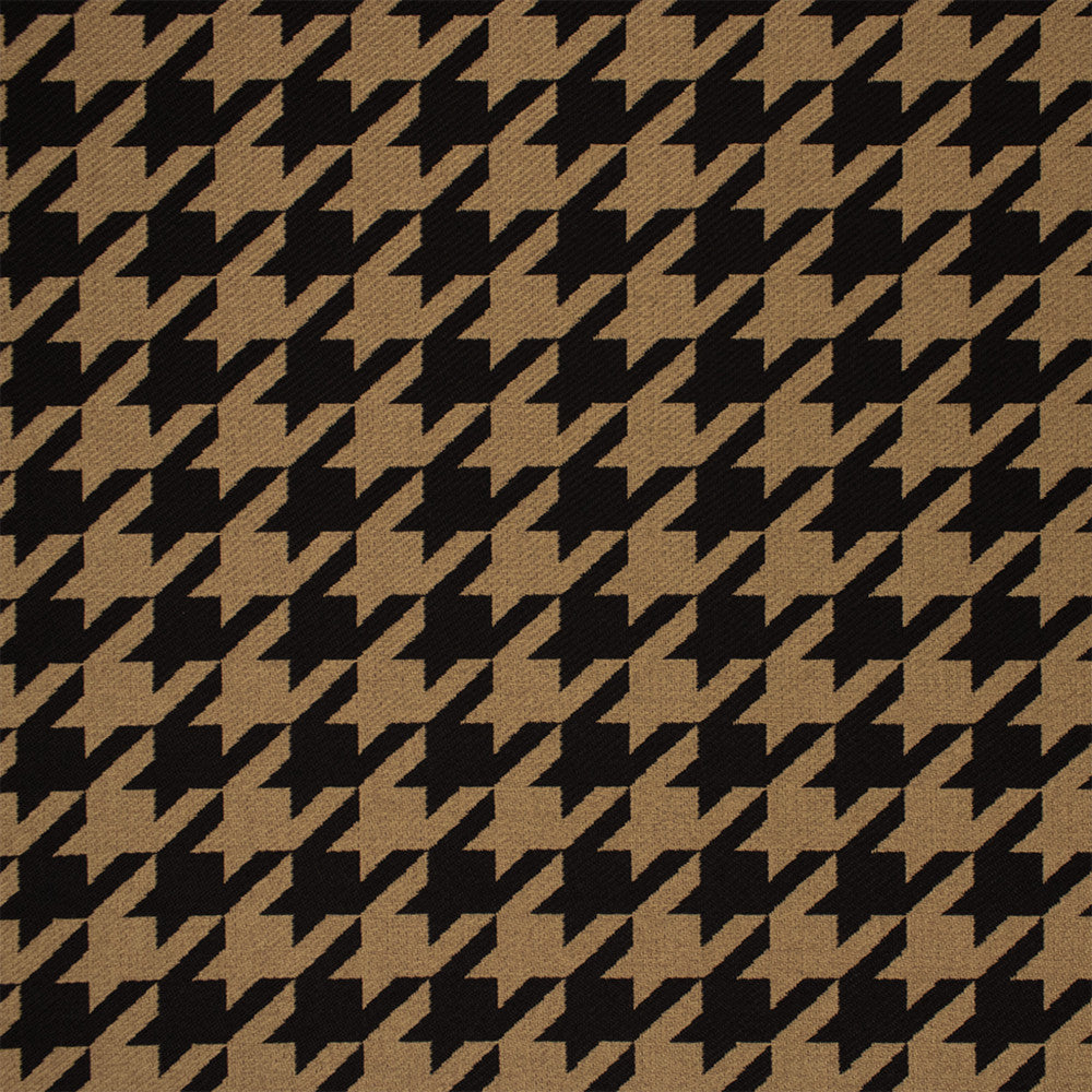 Greenhouse Fabric F6151 Black/Tan - 100% Polyester China 50000 2.38" H, 2.25" V 56" - My Fabric Connection -