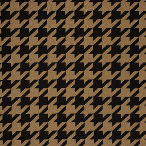 Greenhouse Fabric F6151 Black/Tan