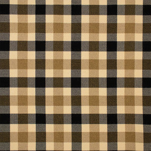 Greenhouse Fabric F6158 Black/Tan