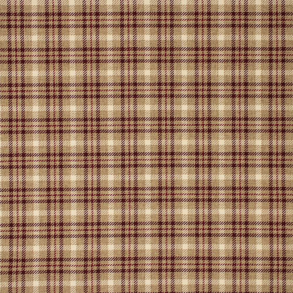 Greenhouse Fabric F6176 Bordeaux - 100% Polyester China 50000 2.38" H, 2.25" V 57" - My Fabric Connection -