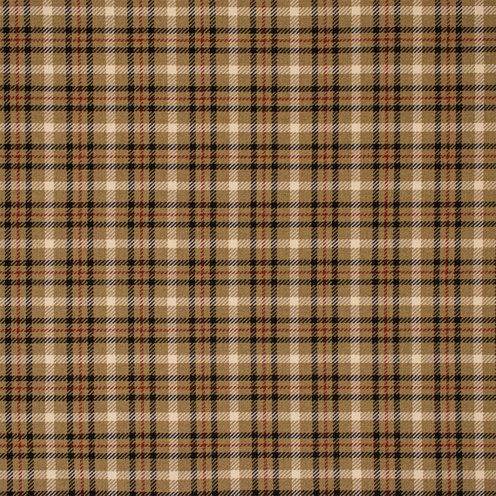 Greenhouse Fabric F6181 Black/Tan - 100% Polyester China 50000 2.38" H, 2.25" V 57" - My Fabric Connection -