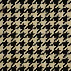 Greenhouse Fabric F6185 Ebony/Ivory