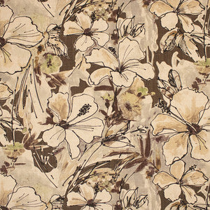 Greenhouse Fabric F6209 Chocolate
