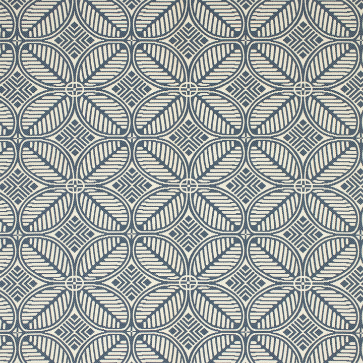 Greenhouse Fabric F6249 Azure - 72% Polypropylene, 28% Polyester Mexico 110000 5.5" H, 5.38" V 54" - My Fabric Connection -