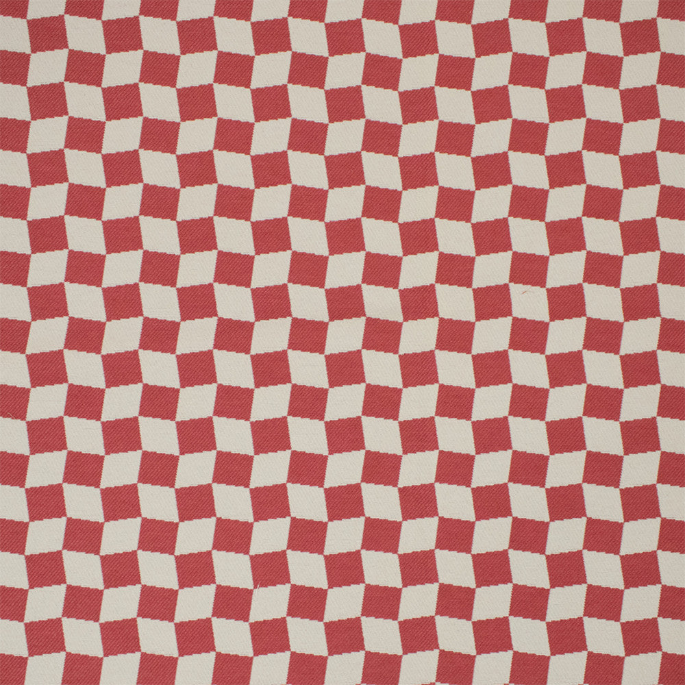 Greenhouse Fabric F6268 Poppy - 72% Polypropylene, 28% Polyester Mexico 110000 1.75" H, 1.5" V 54" - My Fabric Connection -