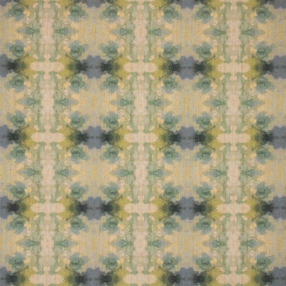 Greenhouse Fabric F6283 Lagoon - 92.6% Polyester, 7.4" Linen China 30000 6.25" H, 4.75" V 54" - My Fabric Connection -