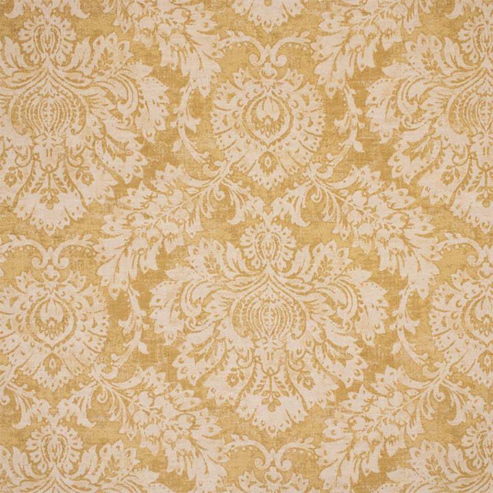 Greenhouse Fabric F6292 Daffodil - 75% Cotton, 25% Linen Pakistan 17000 27.5" H, 24.75" V 55" - My Fabric Connection -