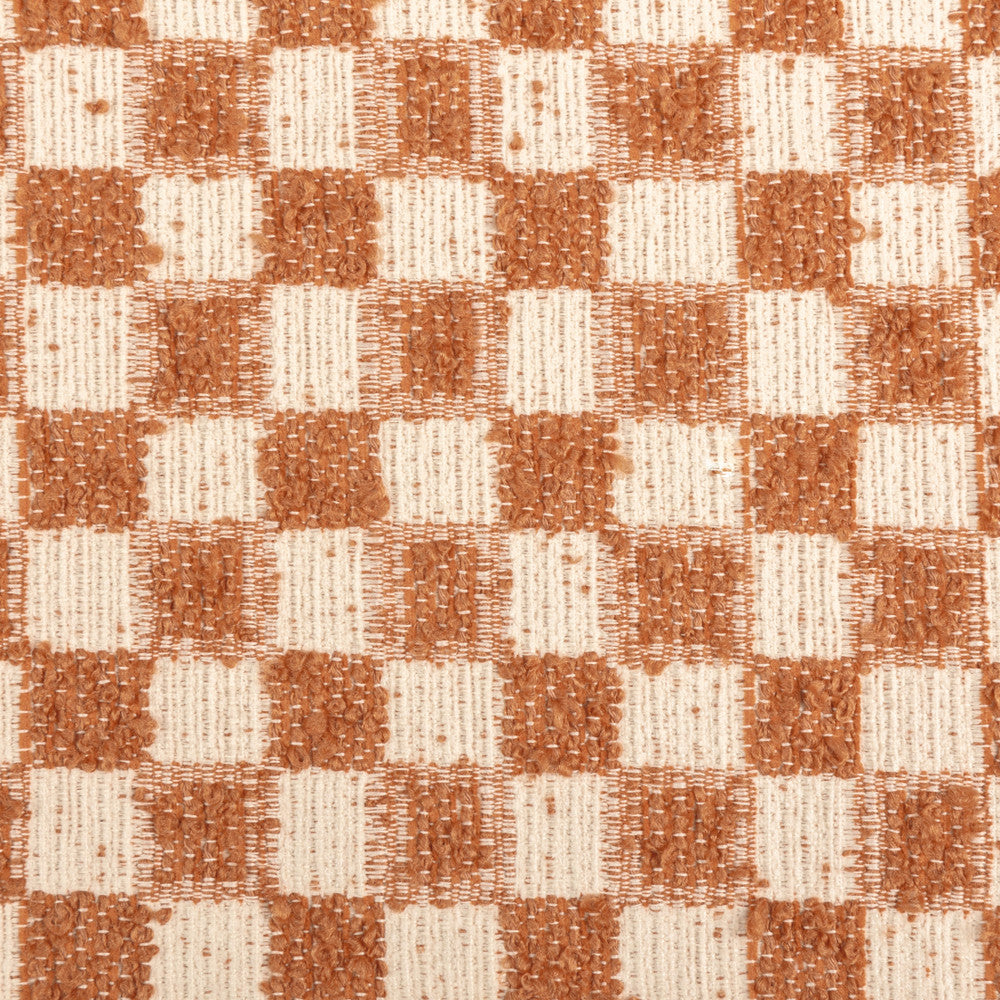 Greenhouse Fabric F6297 Ginger - 100% Polyester Belgium 21000 1.125" H, 1.125" V 54" - My Fabric Connection -