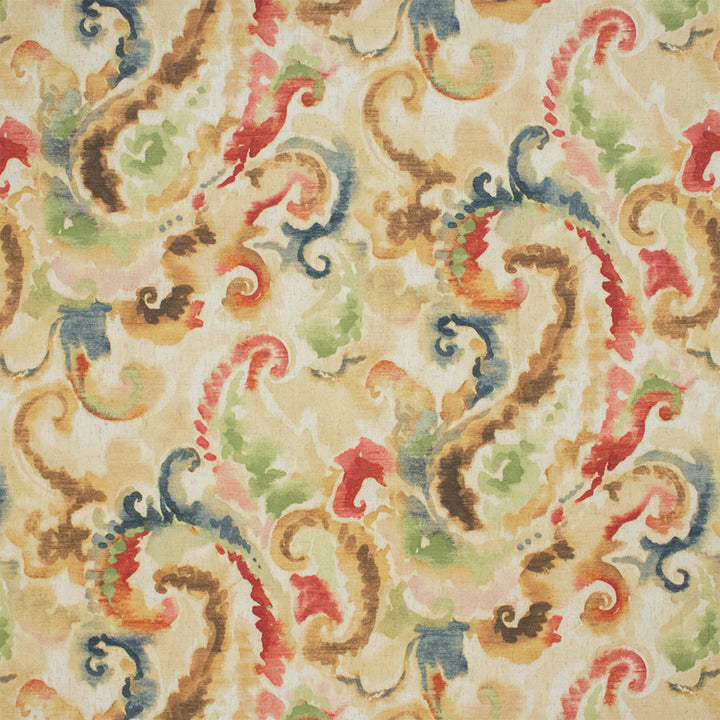 Greenhouse Fabric F6298 Summer - 75% Polyester, 15% Poly Chenille, 10% Linen China 30000 27.5" H, 25" V 55" - My Fabric Connection -