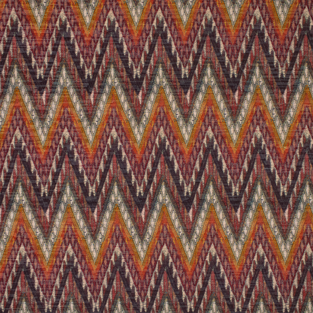 Greenhouse Fabric F6316 Cayenne - 100% Polyester India 60000 3.25" H, 7" V 54" - My Fabric Connection -