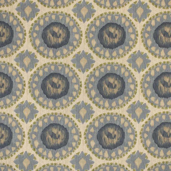 Greenhouse Fabric F6325 Denim - 100% Cotton Pakistan 30000 9" H, 8.4" V 54" - My Fabric Connection -