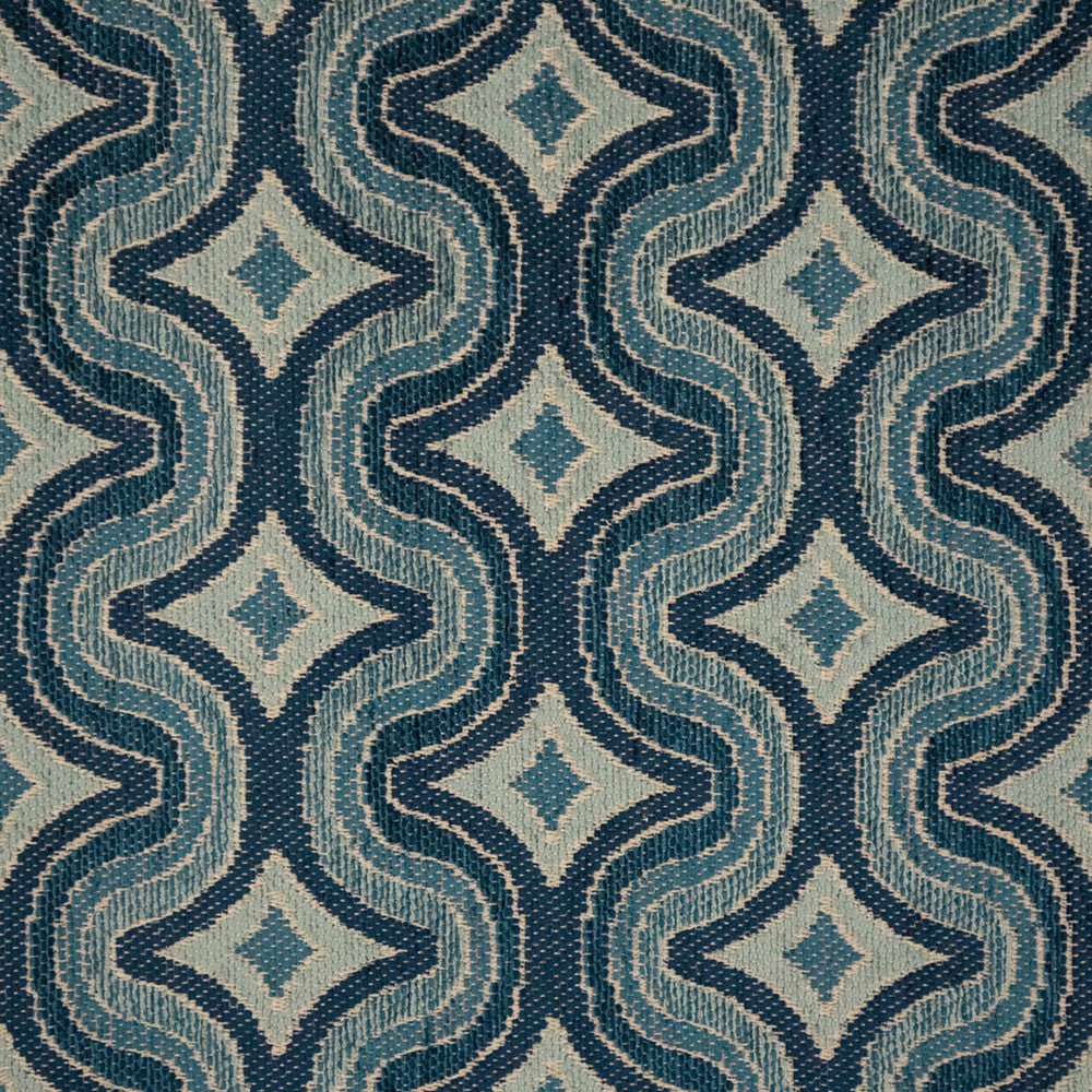 Greenhouse Fabric F6329 Waterfall - 71% Acrylic, 16% Polypropylene, 13% Polyester Belgium 102000 7.125" H, 12" V 54" - My Fabric Connection -