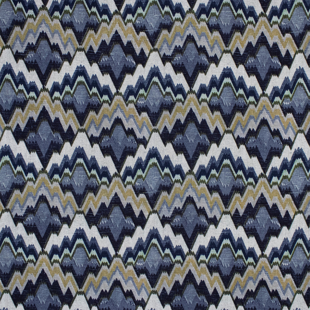 Greenhouse Fabric F6333 Lapis - 100% Polyester China 60000 13.5" H, 14.89" V 55" - My Fabric Connection -