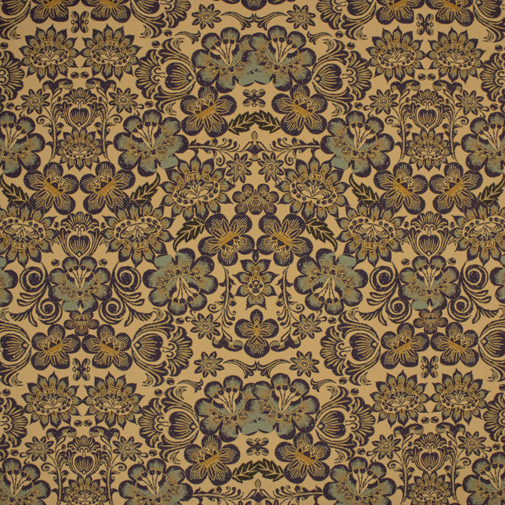 Greenhouse Fabric F6351 Flor - 100% Polyester Spain 80000 19.68" H, 19.68" V 55" - My Fabric Connection -