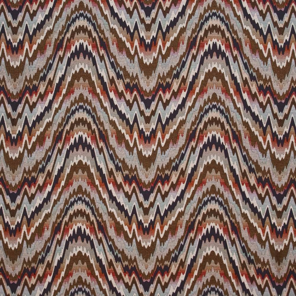 Fahrenheit Flame Nightfall by Kasmir Fabric 1397 65% Polyester 35% Rayon ITALY 15,000 Wyzenbeek Double Rubs H: 14 inches, V:9 4/8 inches 54 - 56 - Fabric Carolina - Kasmir