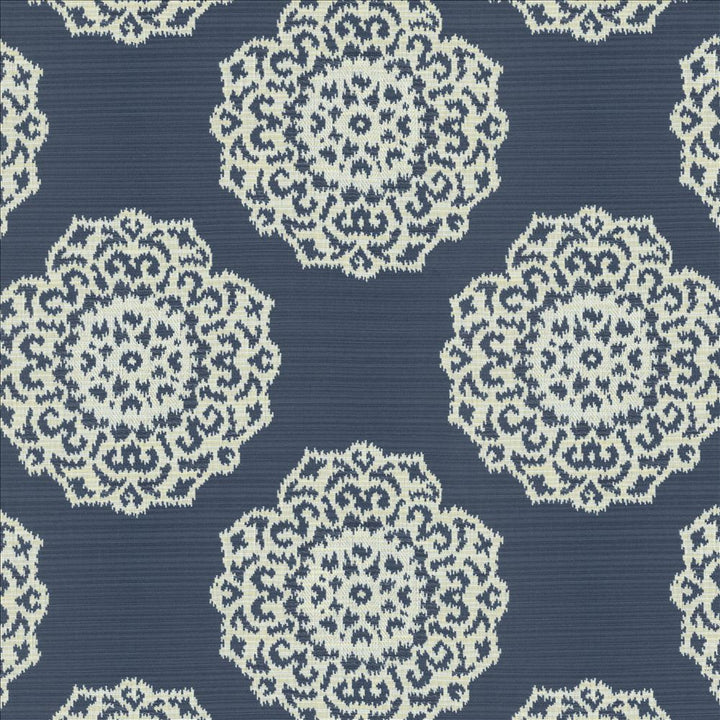 Faircrest Cobalt by Kasmir Fabric 5143 50% Polyester
33% Rayon
17% Cotton
 USA 30,000 Wyzenbeek Double Rubs Horizontal: 13 4/8 inches and Vertical: 13 4/8 inches 54 - Fabric Carolina -