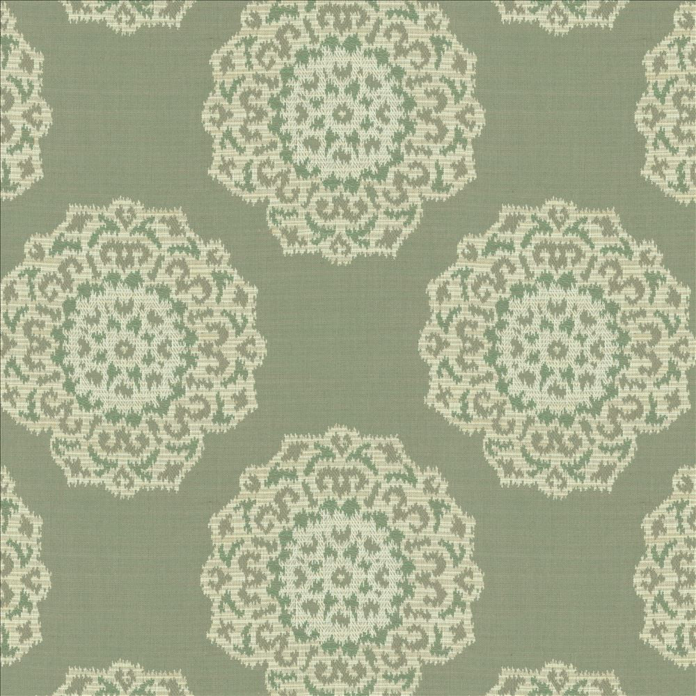 Faircrest Spa by Kasmir Fabric 5142 50% Polyester
33% Rayon
17% Cotton
 USA </p><p>Repeat: Horizontal: 13 4/8 inches and Vertical: 13 4/8 inches 54 - Fabric Carolina -