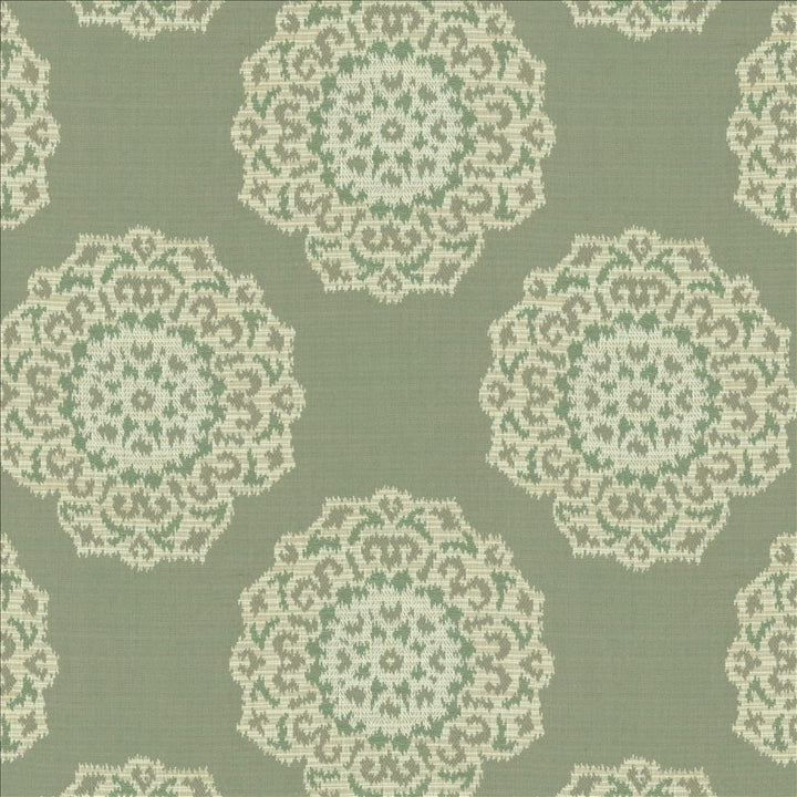 Faircrest Spa by Kasmir Fabric 5142 50% Polyester
33% Rayon
17% Cotton
 USA </p><p>Repeat: Horizontal: 13 4/8 inches and Vertical: 13 4/8 inches 54 - Fabric Carolina -