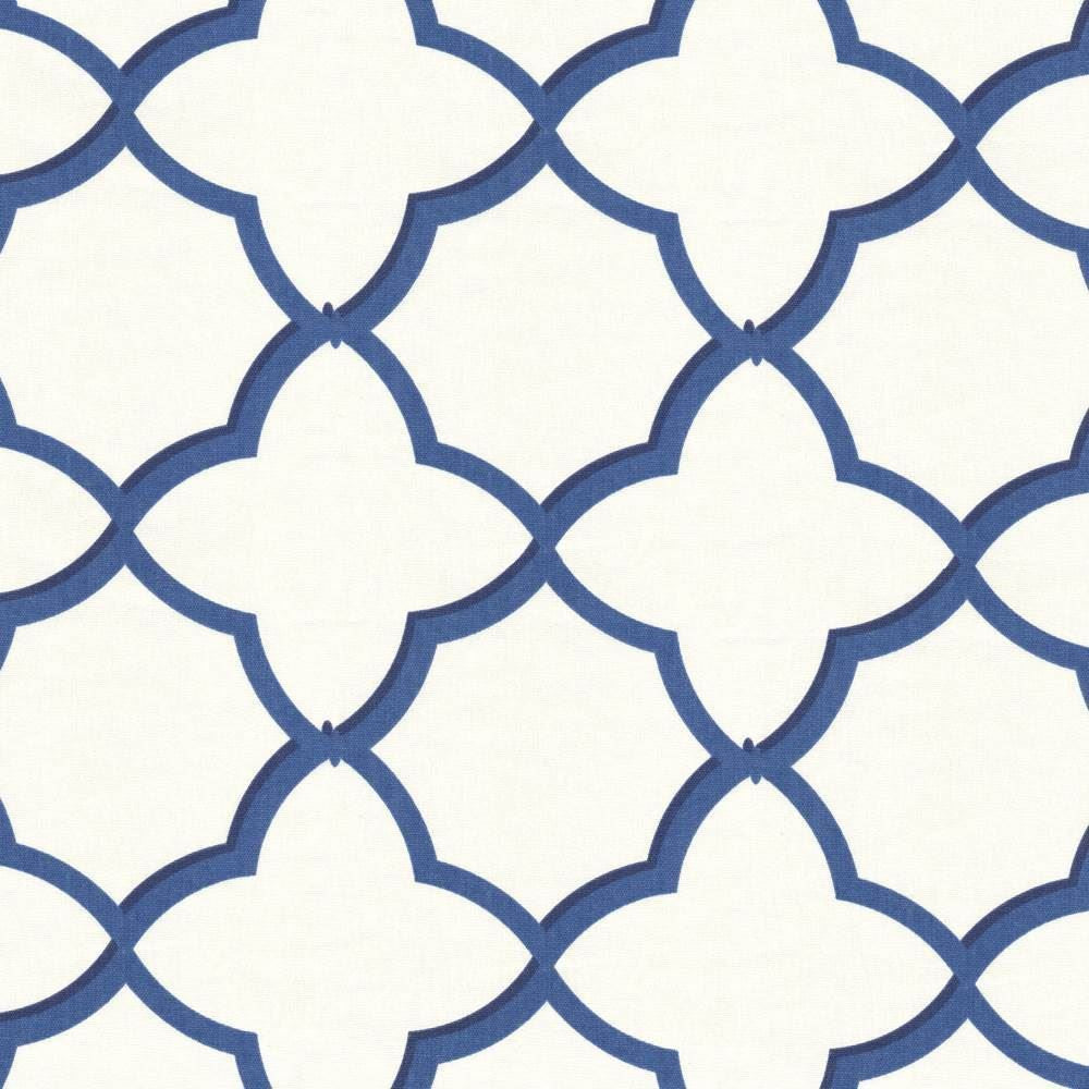 Fairgrove Indigo by Kasmir Fabric 1401 100% Cotton USA 15,000 Wyzenbeek Double Rubs Horizontal: 6 6/8 inches and Vertical: 6 6/8 inches 54 - 55 - Fabric Carolina -
