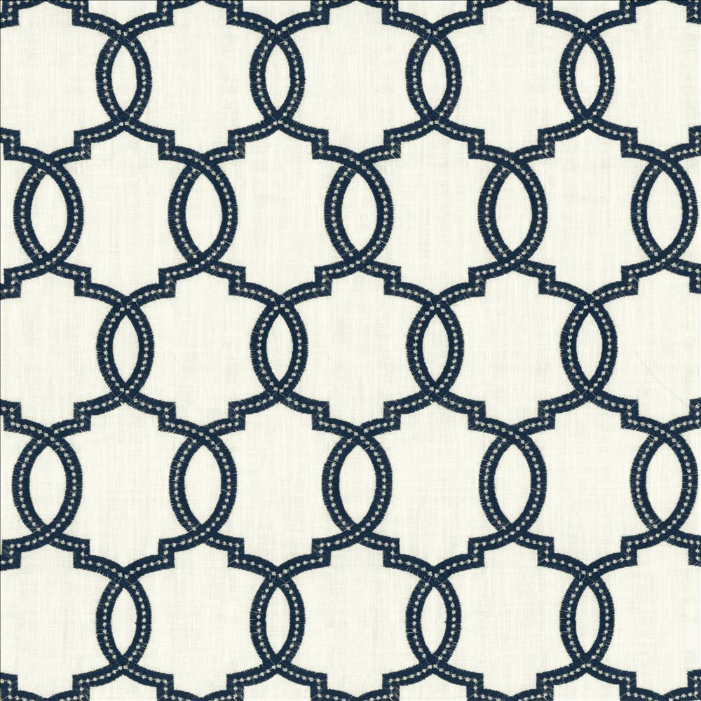 Fairhaven Nautic by Kasmir Fabric 1454 55% Polyester
45% Cotton
 INDIA </p><p>Repeat: Horizontal: 4 4/8 inches and Vertical: 8 6/8 inches 54 - Fabric Carolina -