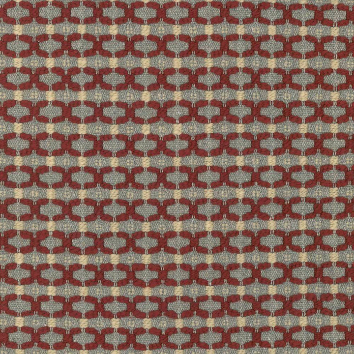 Falkirk Trellis Chili Powder by Kasmir Fabric 1440 89% Cotton 6% Polyester 4% Acrylic 1% Nylon USA 9,000 Wyzenbeek Double Rubs H: 1 inches, V:1 inches 54 - Fabric Carolina - Kasmir