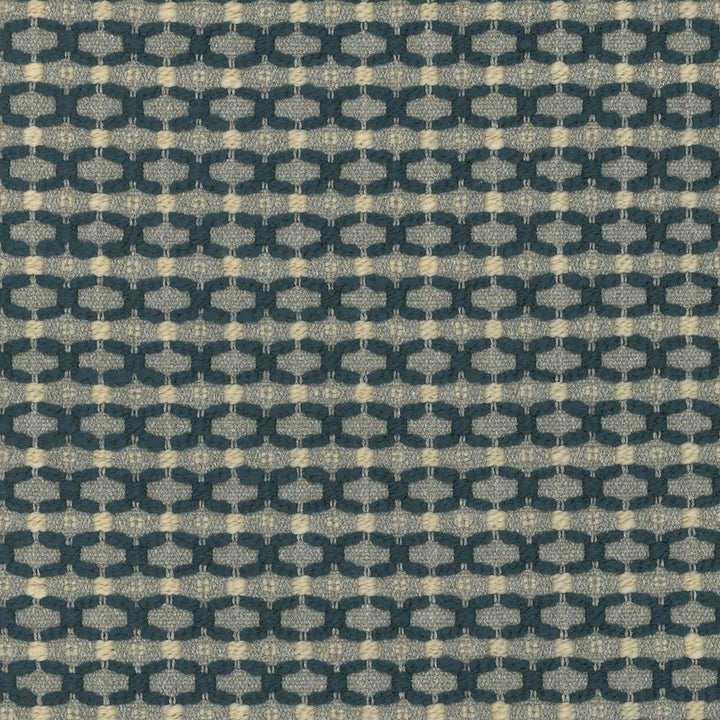 Falkirk Trellis Prussian by Kasmir Fabric 1441 89% Cotton
6% Polyester
4% Acrylic
1% Nylon
 USA </p><p>Repeat: Horizontal: 1 inches and Vertical: 1 inches 54 - Fabric Carolina -