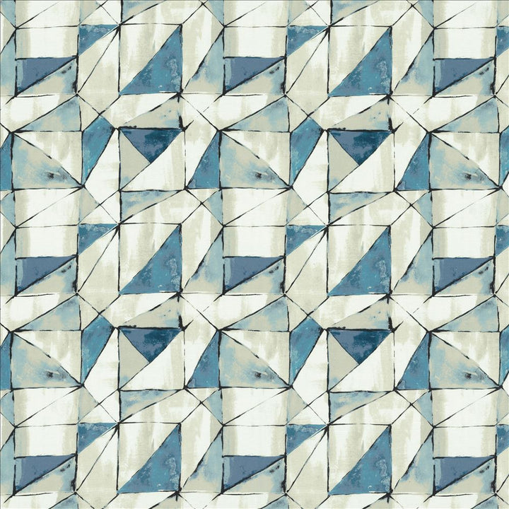 Falsetto Sea Blue by Kasmir Fabric 1458 55% Linen
45% Cotton
 CHINA 12,500 Wyzenbeek Double Rubs Horizontal: 13 6/8 inches and Vertical: 13 2/8 inches 54 - Fabric Carolina -