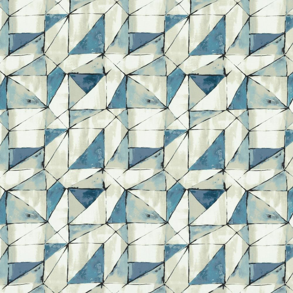 Falsetto Sea Blue by Kasmir Fabric 1458 55% Linen
45% Cotton
 CHINA </p><p>Repeat: Horizontal: 13 6/8 inches and Vertical: 13 2/8 inches 54 - Fabric Carolina -