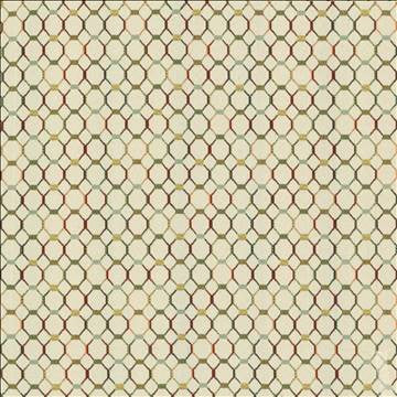 Fandango Trellis Rainbow by Kasmir Fabric 8000 55% Polyester 45% Rayon CHINA 30,000 Wyzenbeek Double Rubs H: 5 inches, V: 6 inches 54 - 56 - Fabric Carolina - Kasmir