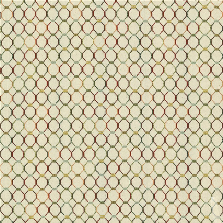 Fandango Trellis Rainbow by Kasmir Fabric 8000 55% Polyester 45% Rayon CHINA 30,000 Wyzenbeek Double Rubs Horizontal: 5 inches and Vertical: 6 inches 54 - 56 - Fabric Carolina -