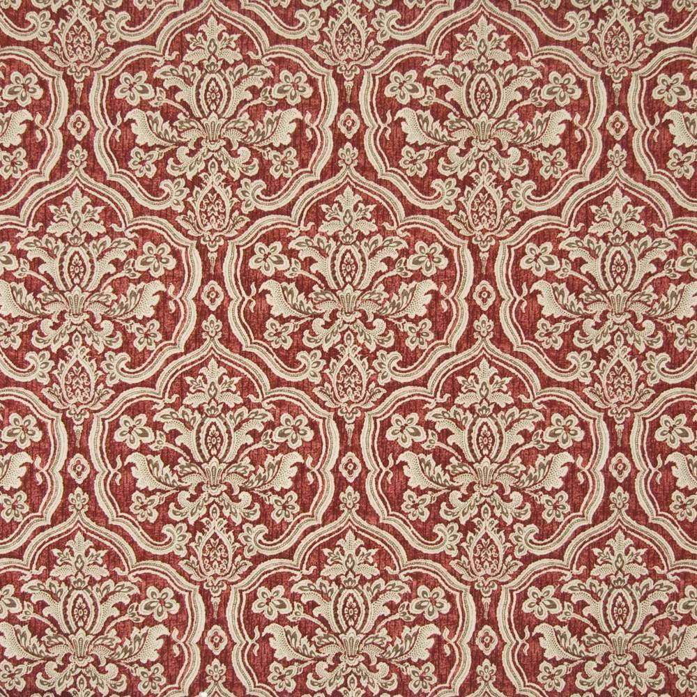 Faversham Hall Jam by Kasmir Fabric 1370 100% Cotton USA 15,000 Wyzenbeek Double Rubs H: 13 4/8 inches, V:18 inches 54 - Fabric Carolina - Kasmir