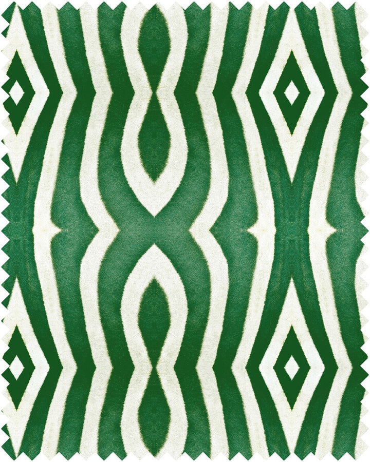 RIVERSIDE Linen (FB00003) by Mind The Gap | FB00003 | TROPICAL MOOD | Green, White | Fabric Carolina | https://www.fabriccarolina.com/