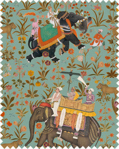 HINDUSTAN Aquamarine Linen (FB00011) by Mind The Gap