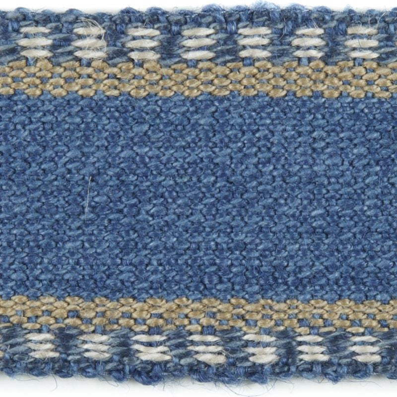 FC1004.H10 Irvine Indigo by Mulberry Fabric Modern Country Jute 60%, Cotton 40% India see sample Horizontal: 1.7021 inches and Vertical: see sample 1.7021 inches - Fabric Carolina -