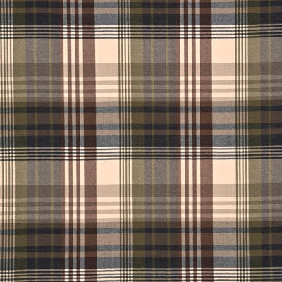 FD016/584.A127 Ancient Tartan Charcoal/Gold by Mulberry Fabric Grand Tour Wool 100% United Kingdom Medium Horizontal: see sample and Vertical: 9.85 inches 59.1 inches - Fabric Carolina -