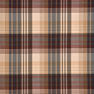 FD016/584.V78 Ancient Tartan Red/Charcoal by Mulberry Fabric Grand Tour Wool 100% United Kingdom Medium Horizontal: see sample and Vertical: 9.85 inches 59.1 inches - Fabric Carolina -