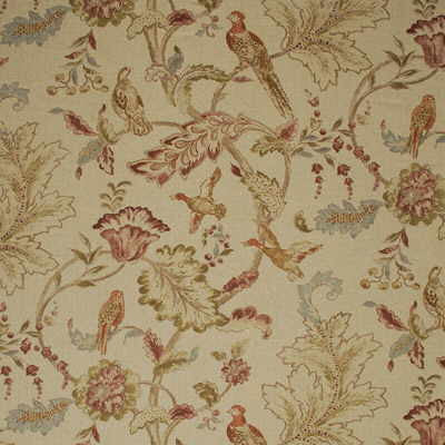 Early Birds Natural by Mulberry Fabric