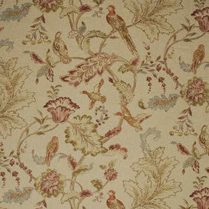 Early Birds Natural by Mulberry Fabric