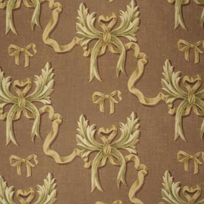 Ophelia'S Bow Misty Mauve by Mulberry Fabric