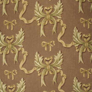 Ophelia'S Bow Misty Mauve by Mulberry Fabric