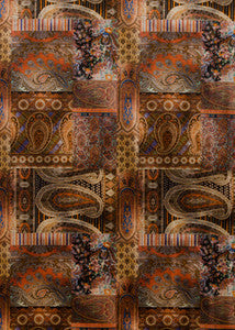 Lomond Velvet Multi by Mulberry Fabric