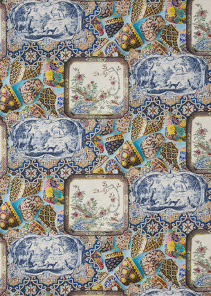 Mulberry China Linen Multi by Mulberry Fabric