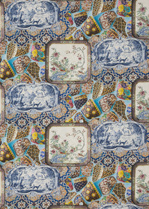 Mulberry China Linen Multi by Mulberry Fabric