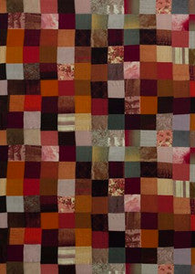 Puzzlewood Velvet Spice/Plum by Mulberry Fabric