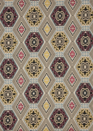 Magic Carpet Woodsmoke by Mulberry Fabric